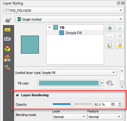 QGIS Layer Opacity