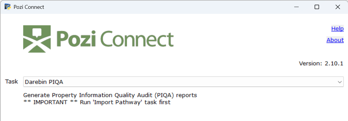 Pozi Connect for PIQA